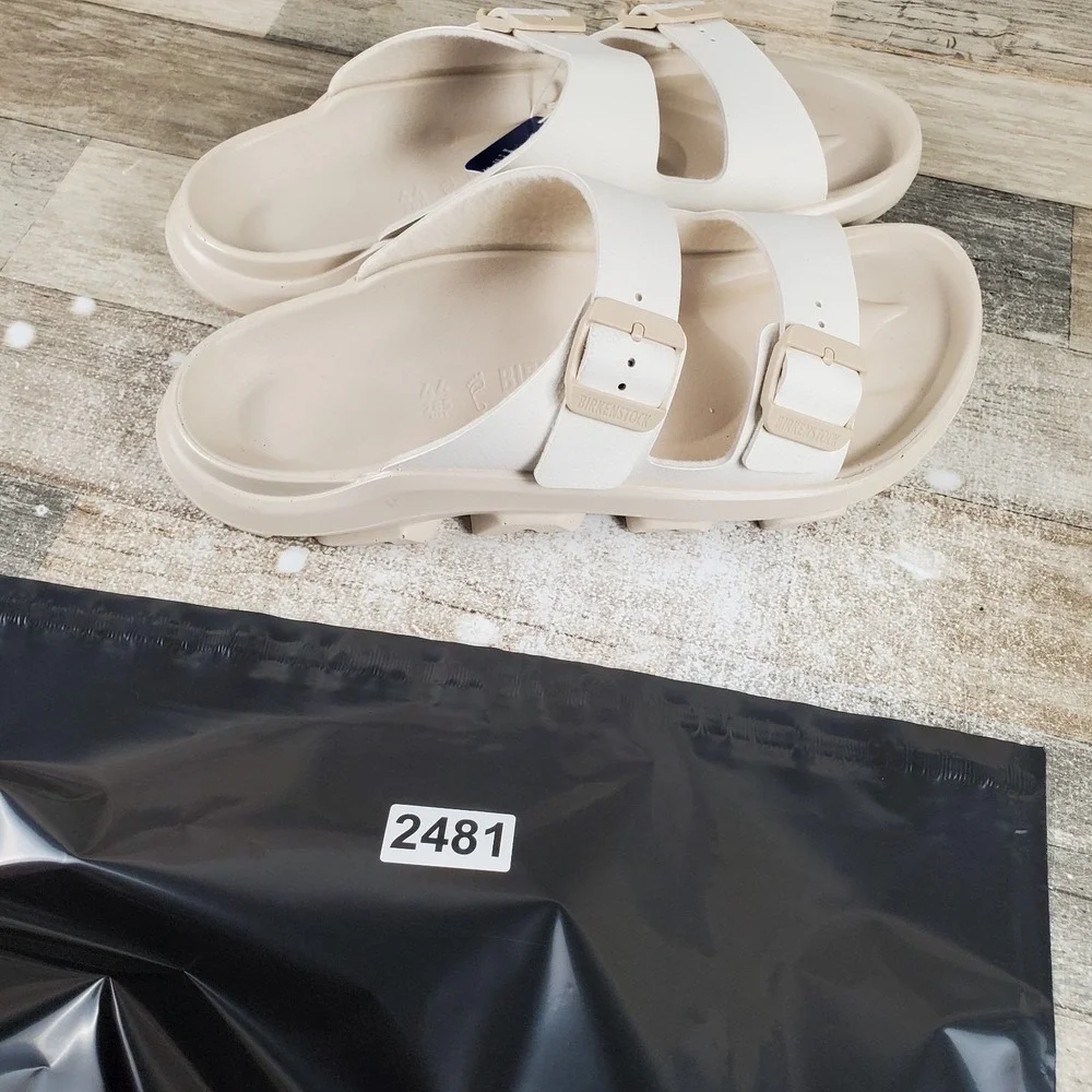 Birkenstock Mogami Terra Stealth 2-Strap Mens Sandals Sz 11 Apex Eggshell